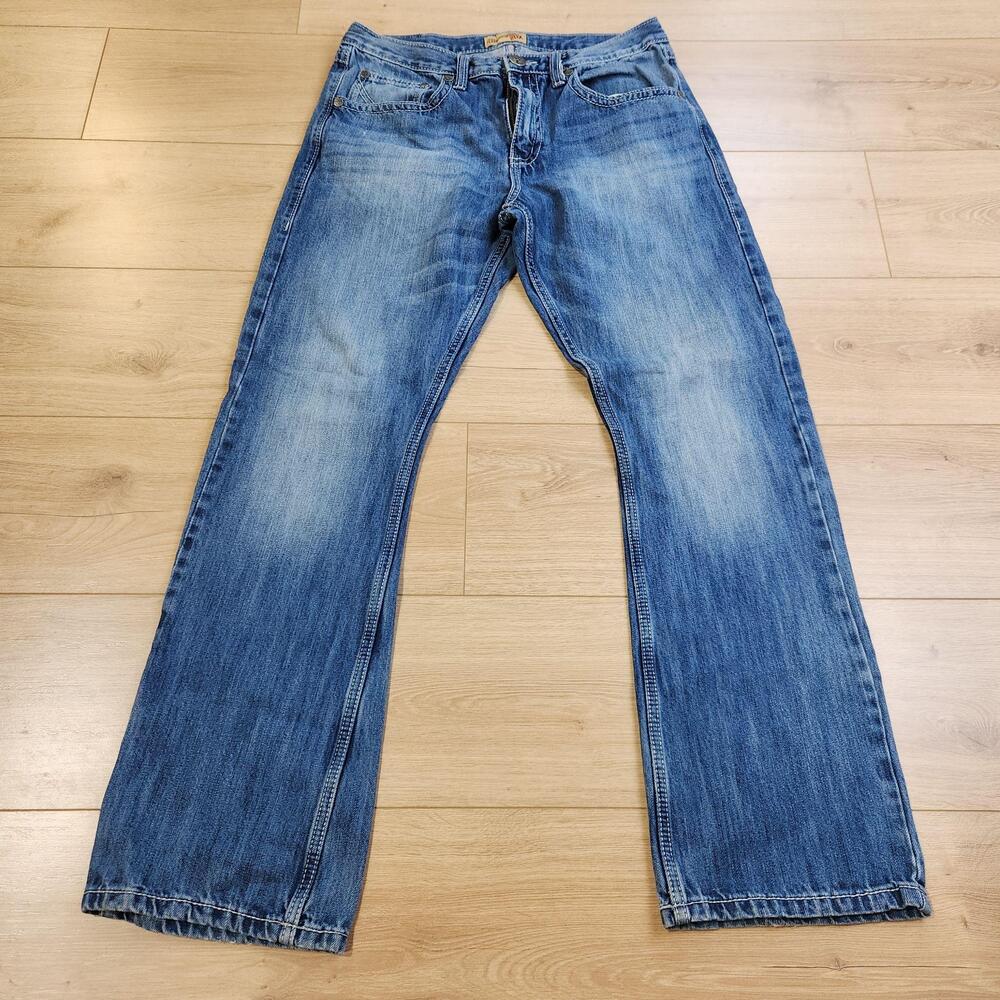 Wrangler 20X Relaxed Bootcut Jeans Mens 33x32 Blue Med Wash Denim Western
